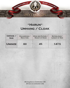 Harun Cloak Canvas Brown- płócienna opończa