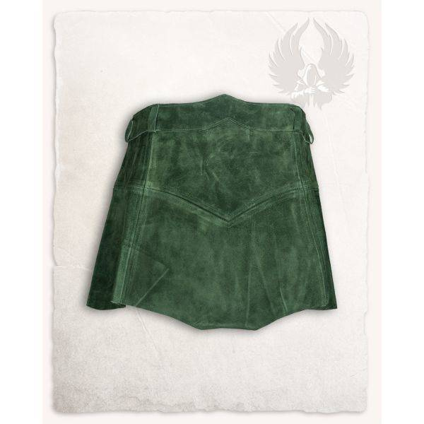 Nuala Skirt Suede Green - zamszowa spódnica