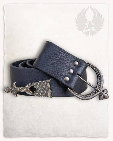 Ulrich Belt Black - skórzany pas