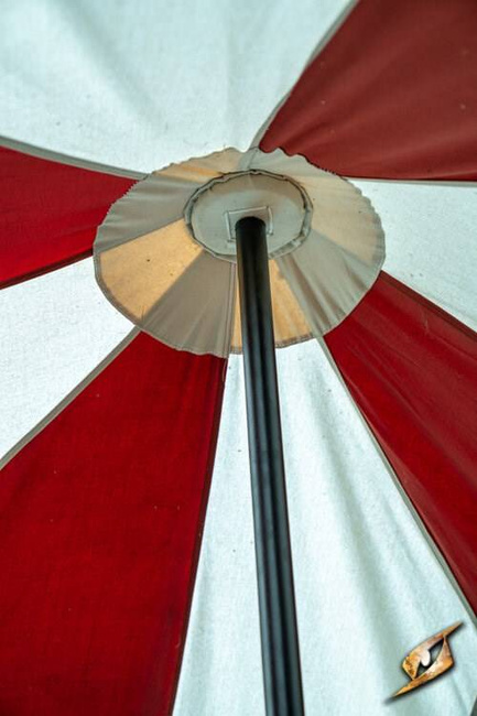 Pavilion Tent - Ø3m - Natural/Emperor Red