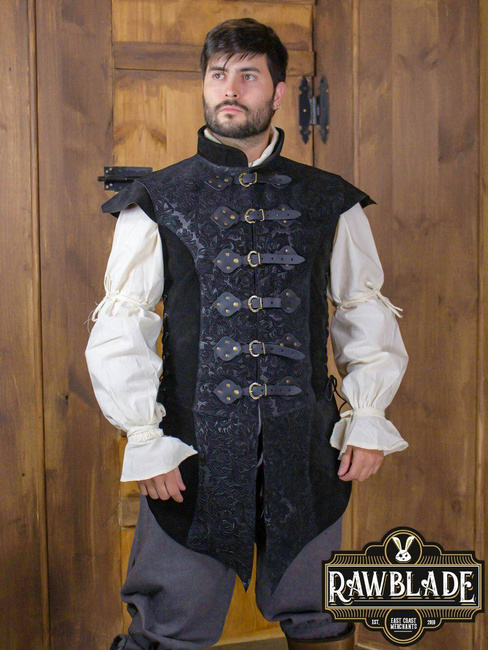 Yalon Long Jerkin Deluxe - Black