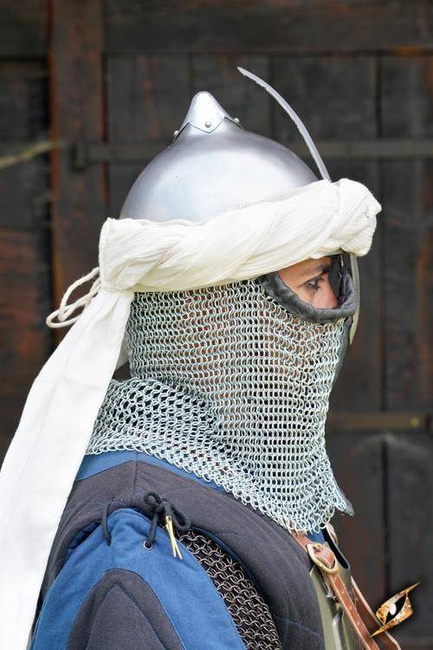 Persian Helmet - Polished Steel