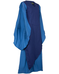 Galatea Dress - Blue - suknia bawełniana