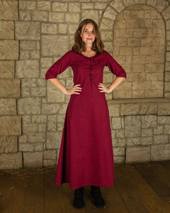 Irene Dress Bordeaux - twilowa suknia