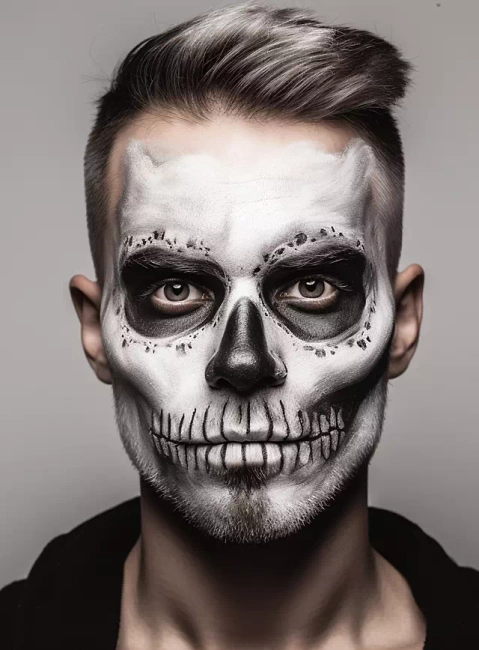 Black and White Cream Make-Up - kremowe farby do charakteryzacji