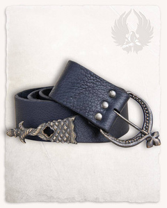 Ulrich Belt Black - skórzany pas