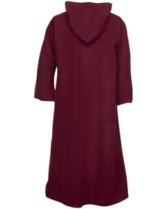 Faelyn coat Wool - Bordeaux - wełniany płaszcz