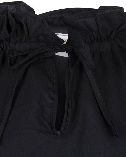 Bastian Shirt Cotton Black - koszula średniowieczna