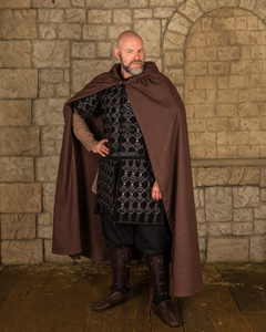 Aaron Cloak Canvas Brown - płócienna opończa