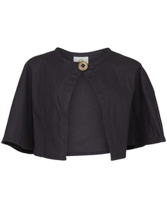 Bron Pelerine Canvas Black - krótka peleryna