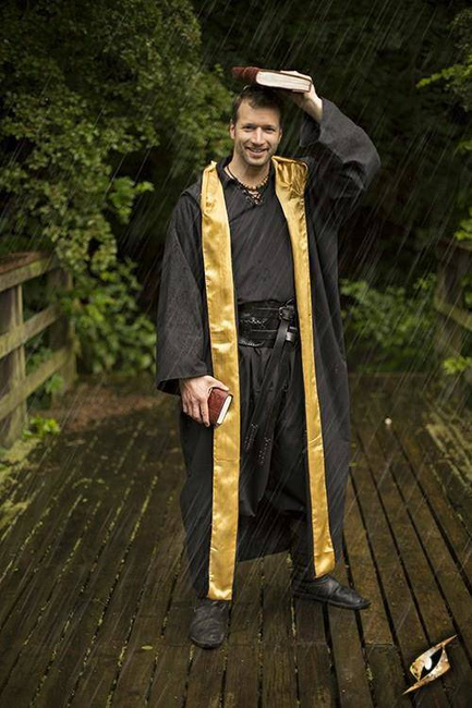 Magician Robe - Black/Gold
