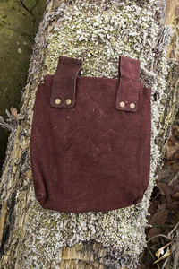 Leatherbag Thin - Brown - L