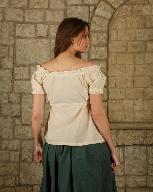 Kalina Blouse Light Cotton - Cream