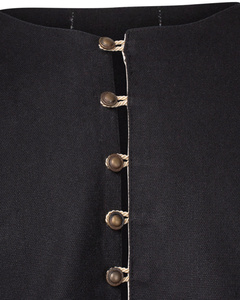 Rafael Tunic Canvas - Black - płócienna tunika