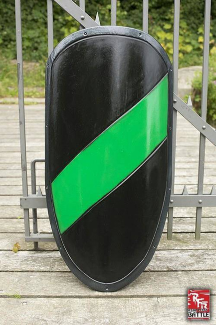 RFB Large Shield Black - Green