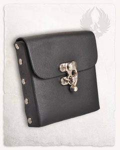 Gero Beltbag Medium Black - skórzana kaletka