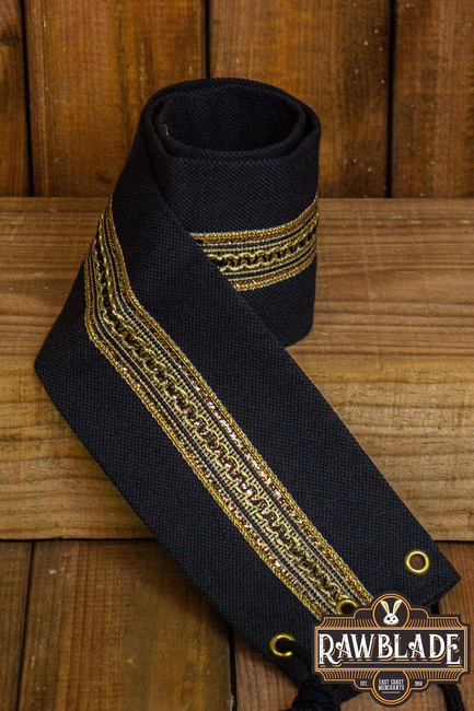 Jeanne fabric belt - Black