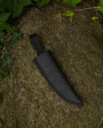 Ram Knife Leather Sheath Black - pochwa na nóż