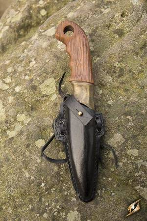 Woodsman Knife & Holder - Right - Epic Black