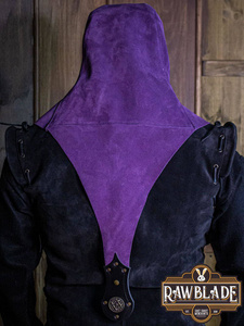 Akku splitleather hood - Purple