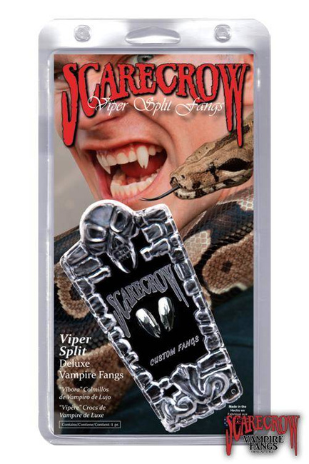 ScareCrow Vampire Fangs - Viper - Chrome