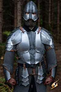 Dreki Pauldrons-Matte Polish/Epic Dark