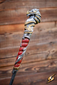 Faust wand - Silver - 35 cm