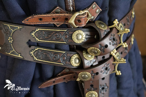 Imperial belt - Brown - skórzany pas