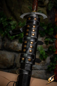 Adjustable Scabbard Black Faux Leather 97 cm - regulowana pochwa