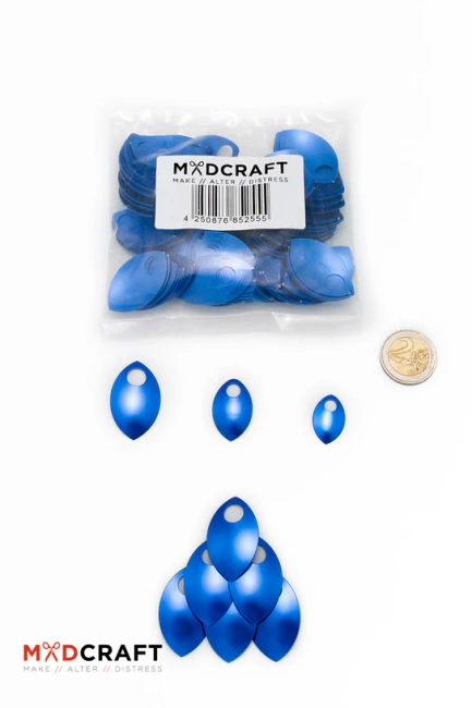 Aluminium Scales - Blue - aluminiowe łuski