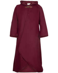 Faelyn coat Wool - Bordeaux - wełniany płaszcz