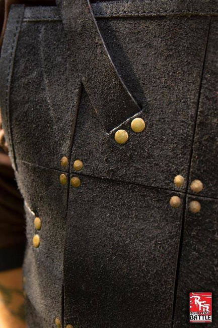 RFB Fighter Leather Armour - Black