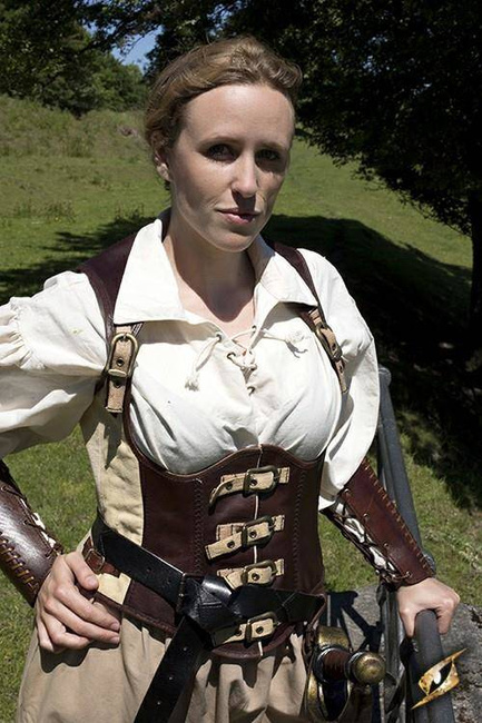 Rogue Corset - Brown/Beige
