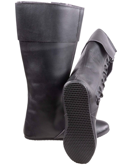 Tilly Boots 2nd Ed. - Black - skórzane kozaki