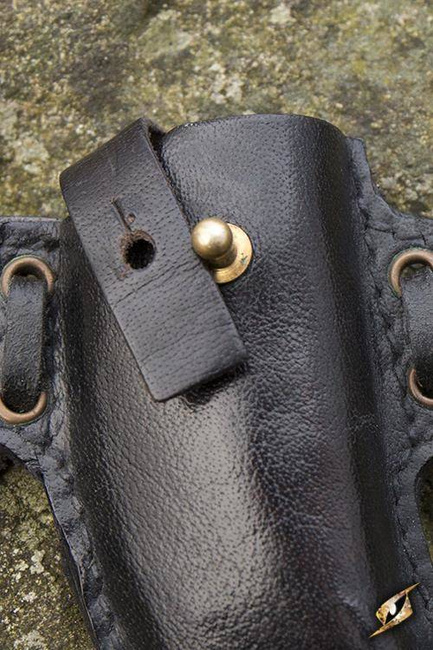 Skinner Knife & Holder - Epic Black