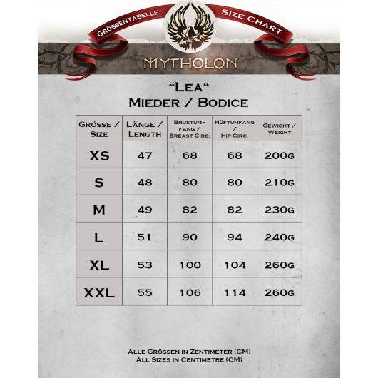 Lea Bodice Bordeaux - kamizelka gorsetowa