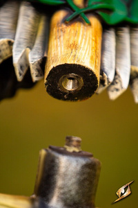 Winged Skull Top - modułowe zakończenie drzewca 