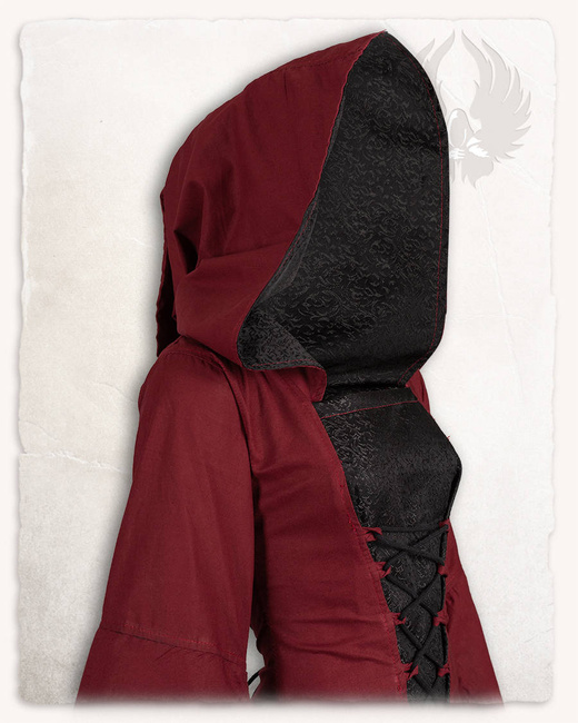 Ophelia Dress Burgundy/Black