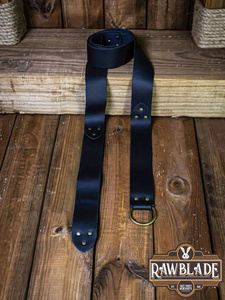 Lara Round Ring Belt - Black