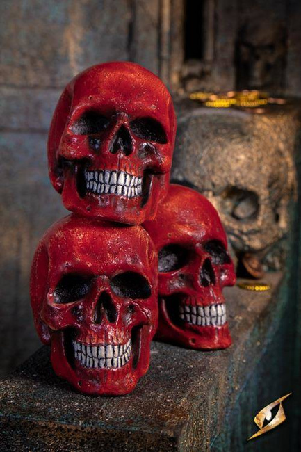Medium Skull - Foam - Red - 15 cm