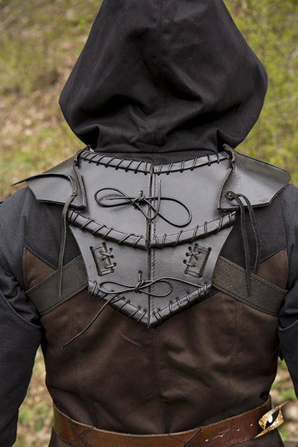 Dark Elf Gorget - Black