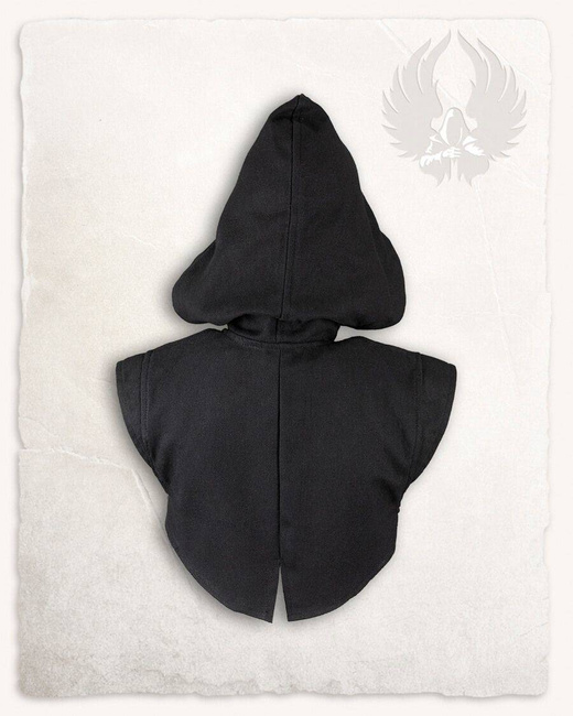 Galatea hood canvas Black- kaptur z krótkim bolerkiem