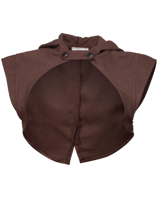 Galatea hood canvas Brown - kaptur z krótkim bolerkiem