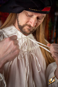 Crinkle Undershirt - Ivory White