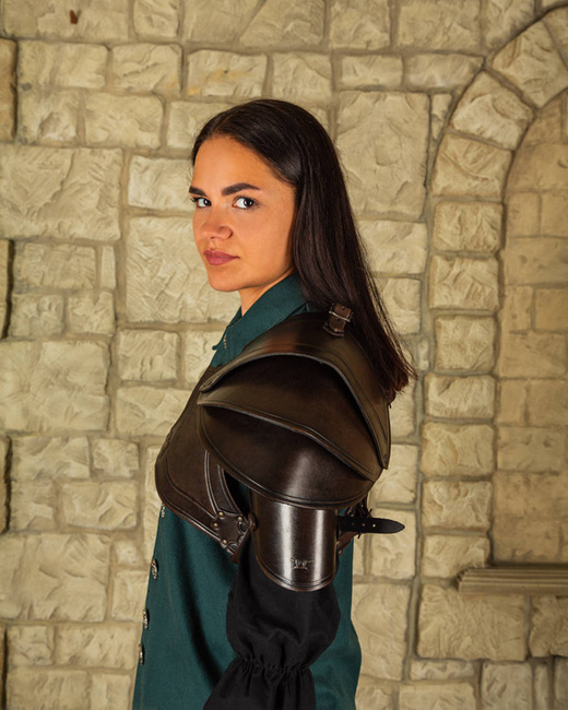 Crisso Leather Spaulder 2ND ED - Black