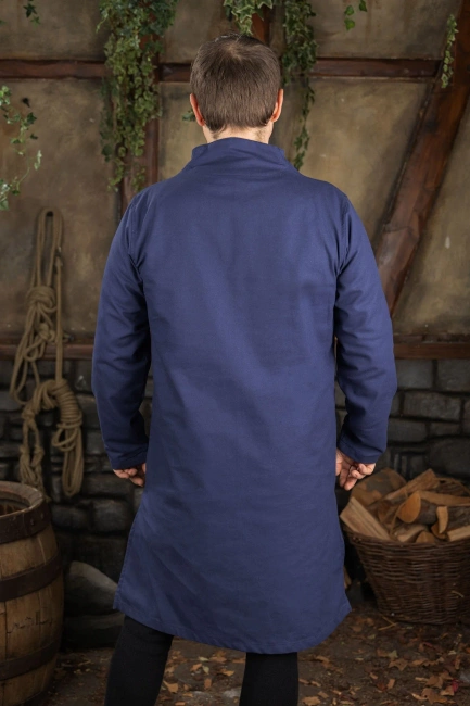 Tunic Ekwin - Blue - bawełniana tunika