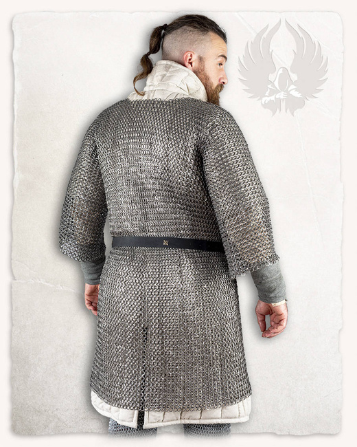 John Chain Mail Flat Ring - Blank