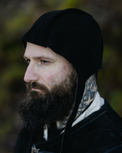 Cornelio cap  Suede - Black