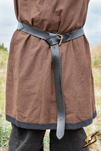 X Belt - Faux Leather - Black - 160 cm