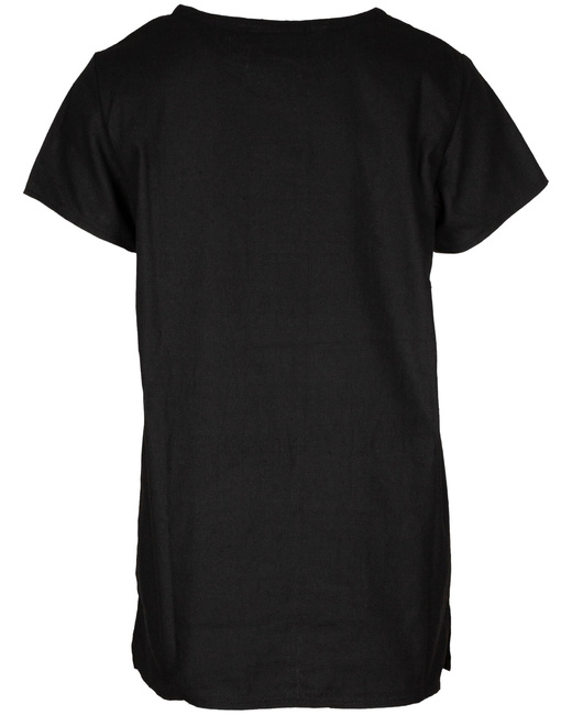 Basic Tunic Canvas - Black - bawełniana tunika